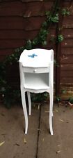 White bedside cabinet for sale  CHESTER