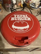 Tefal burger 1980s for sale  CAMBRIDGE