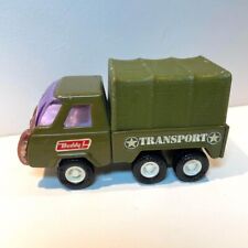 Vintage Buddy L Caminhão de Transporte do Exército Veículo Militar Brinquedo de Metal comprar usado  Enviando para Brazil