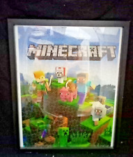 Minecraft framed jigsaw for sale  THETFORD