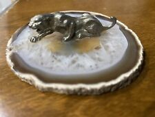 Small pewter leopard for sale  Flower Mound