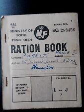 Genuine ration book for sale  CHELMSFORD