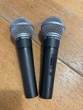 Two shure sm58 for sale  ROMFORD