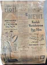 Vintage newspaper boston for sale  Windermere