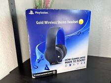 Fone de Ouvido Estéreo Sem Fio Sony PlayStation Gold Som 7.1 PS4 PS3 PSVITA Sem Dongle comprar usado  Enviando para Brazil