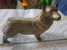 Large brass corgi for sale  ST. HELENS