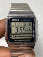 Relógio de pulso masculino digital vintage Casio 551 A280 calendário memorando comprar usado  Enviando para Brazil