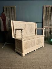 Monks bench carved for sale  MAIDSTONE