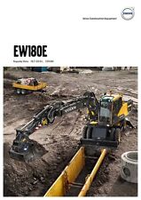 Volvo Construction EW180E 05 / 2015 catalogue brochure excavator Bagger pelle na sprzedaż  PL