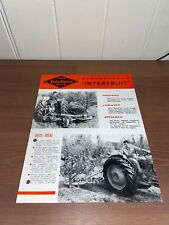 brochure prospekt PROSPECTUS GYROBROYEUR INTERFRUIT GARD POTELIERES tracteur-ih d'occasion  Saint-Sébastien-de-Morsent
