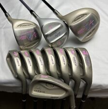 Used, Lady Cobra Oversize Iron & Wood Set Ladies Flex Pink & Purple Accents RH Excelle for sale  Shipping to South Africa