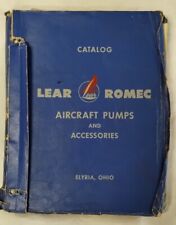 Catálogo de bombas y accesorios para aviones Lear Romec - original segunda mano  Embacar hacia Mexico