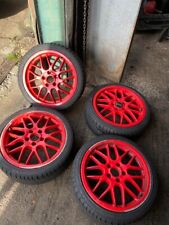 VAUXHALL ASTRA CALIBRA CORSA 5X110 BBS 17" ALLOYS & TYRES for sale  Shipping to South Africa