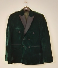 mens green velvet suit for sale  MILTON KEYNES