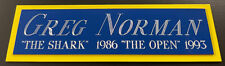 Greg norman nameplate for sale  East Moline