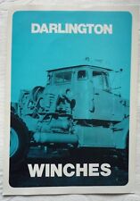 Vintage darlington winches usato  Spedire a Italy