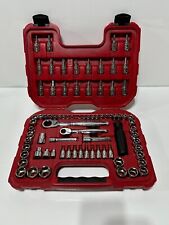 Used, Craftsman 29309 Max Axess Pass Thru Socket Ratchet Wrench Set Metric SAE 1/4 3/8 for sale  Shipping to South Africa