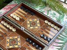 Vintage wooden backgammon for sale  Shipping to Ireland