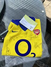 Arsenal signed shirt for sale  GILLINGHAM