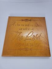 Wood 9x9 plaque for sale  La Follette