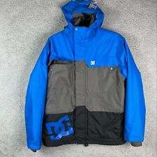 Used, DC Snowboarding Jacket Mens XL Exotek 3K Series Blue Black Gray Hoodie Full Zip for sale  Woodland Hills
