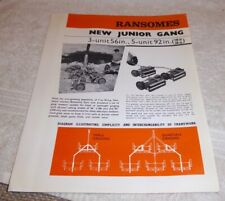 Vintage ransomes new for sale  ILMINSTER