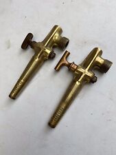 Pair vintage brass for sale  STOKE-ON-TRENT
