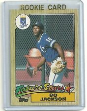 BO JACKSON ROOKIE CARD Baseball Kansas City Royals 1987 TOPPS FUTURE STARS RC! for sale  Shipping to South Africa