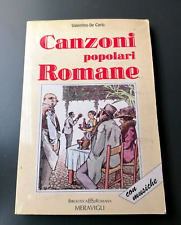 Canzoni popolari romane usato  Perugia