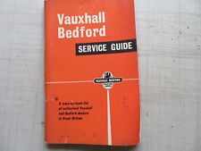 Vauxhall bedford service for sale  Shipping to Ireland