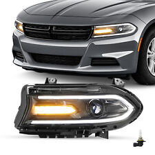 Para 2015-2022 Dodge Charger halogênio com projetor LED DRL farol lateral do motorista comprar usado  Enviando para Brazil