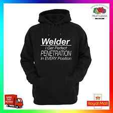 Welder Perfect Penetration Hoodie Hoody Funny Welding Mig Tig Arc Oxy Mechanic for sale  Shipping to South Africa