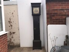 LONG CASED OAK CLOCK 30 HR BRASS FACED for sale  Shipping to South Africa