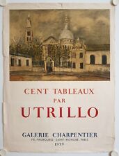 Affiche utrillo 1959 d'occasion  La Courtine