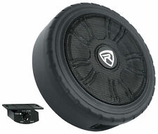 Rockville WHEEL OF BASS 8" Slim Under-Seat Powered Truck/Car Audio Subwoofer Sub for sale  Shipping to South Africa