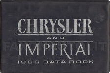 1966 chrysler data for sale  Riverside