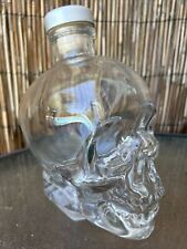Crystal Head Skull Vodka Dan Ackroyd garrafa de vidro 750ml esqueleto/licor vazio, usado comprar usado  Enviando para Brazil