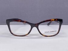Used, Dolce Gabbana Glasses Women's Brown Havana Square Panto Rectangular Dg 3254 for sale  Shipping to South Africa