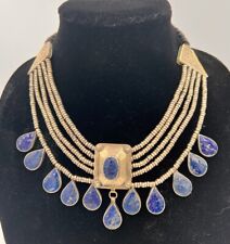 Lapis lazuli necklace for sale  Milltown