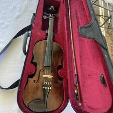Violino vintage Cremona 4/4 para restauração com estojo sem amarração agora comprar usado  Enviando para Brazil