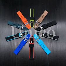 Pulseira de substituição universal esportiva de borracha para smartwatch 20/22 mm, usado comprar usado  Enviando para Brazil