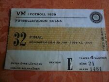 Ticket finale 1958 gebraucht kaufen  Hanau