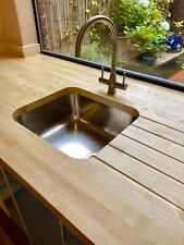 Solid ash worktop for sale  LONDON