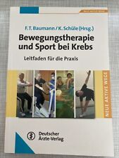 Bewegungstherapie sport krebs gebraucht kaufen  Würzburg