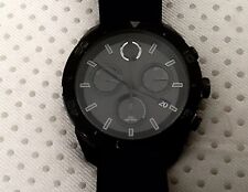 Movado black chronograph for sale  IPSWICH