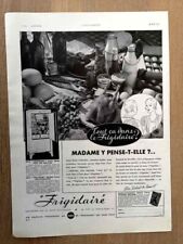 Publicité 1934 frigidaire d'occasion  Bordeaux-