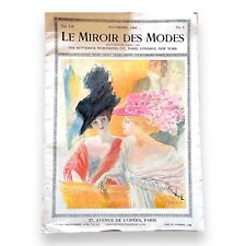 Revista de moda francesa antigua, Le Miroir des Modes, noviembre de 1909 segunda mano  Embacar hacia Argentina