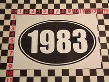 1983 year sticker for sale  BEWDLEY