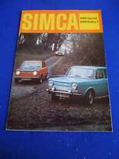 Simca 1000 special for sale  FRODSHAM