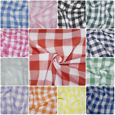 Gingham polycotton fabric for sale  Shipping to Ireland